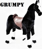 My Pony Grumpy, zwart met witte bles en hoef, voor kinderen van 3-6 jaar