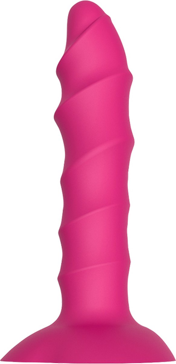 Goedkoopste Dream Toys Dildo Love Toy CHEEKY LOVE TWISTED PLUG WITH SUCTION CUP Roze