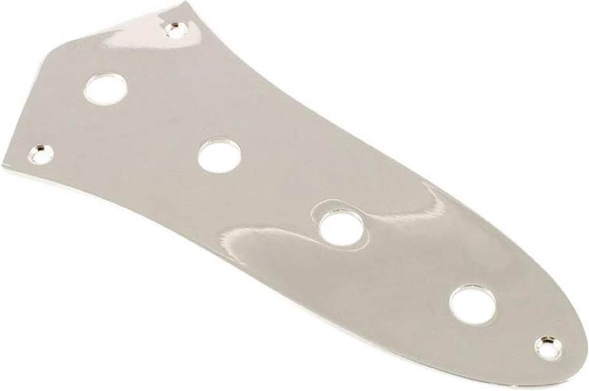 Allparts AP0640001 Controleplaat voor Jazz Bass® - Nikkel
