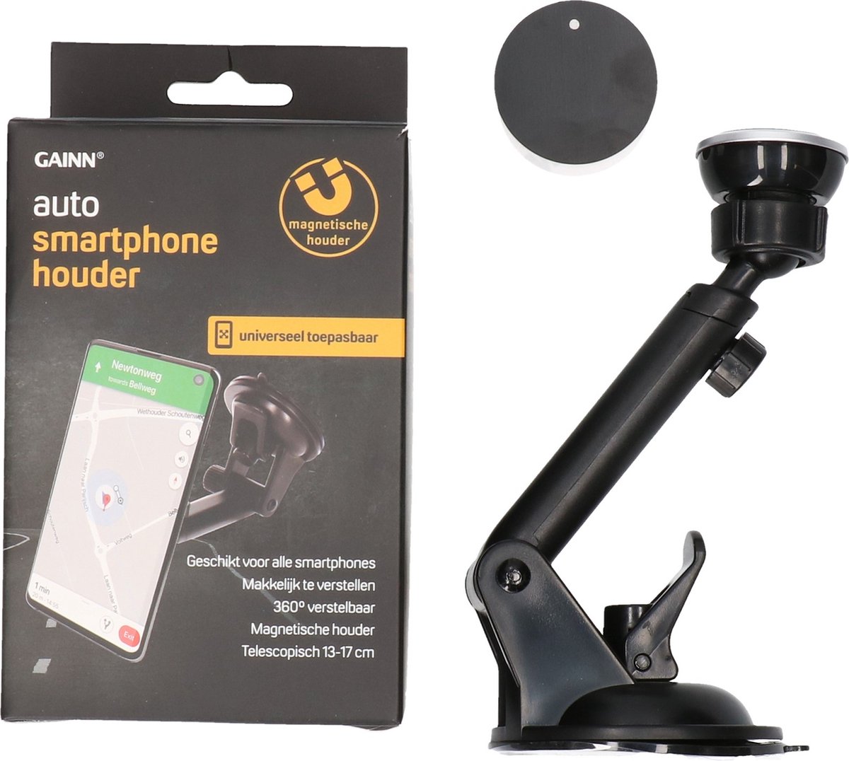 Smartphone houder voor auto magnetisch