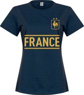 Frankrijk Team T-Shirt - Navy - Dames - XXL - 16