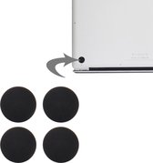 Knaak Anti-Slip Bodem Voet Pad geschikt voor Macbook Pro Retina 13.3" & 15.4"' - Rubber - 4 stuks - Zwart