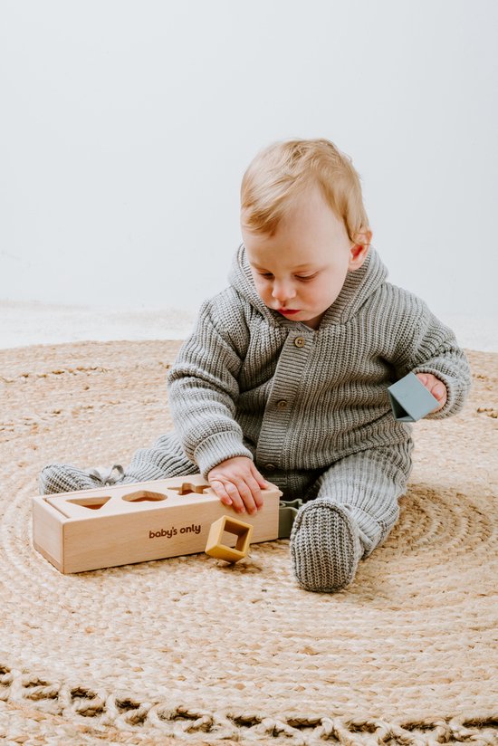 Baby's Only Overall teddy Soul - Grijs - 74 - 100% ecologisch katoen - GOTS