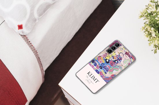 Coque Samsung Galaxy S21 - Peinture - Art Nouveau - Gustav Klimt - Siliconen - Sinterklaas - Noël - Cadeaux - Chaussures Cadeaux
