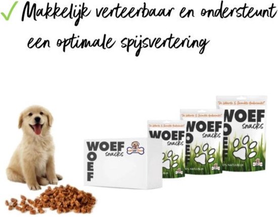 Woef Woef Snacks Hondensnacks Snackbox Verwensnacks - Middelgrote ...