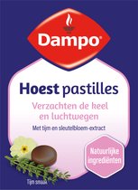 Dampo Hoest pastilles - Verzachten de keel en luchtwegen - Natuurlijke ingrediënten - Met Tijm smaak - Vanaf 6 jaar - 24 pastilles