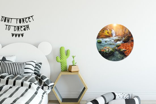 WallCircle - Wall Circle - Wall Circle Indoor - Nature - Soleil - Automne - 30x30 cm - Décoration murale - Peintures Ronds