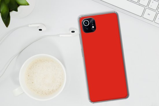 Xiaomi Mi 11 - Rouge - Motif - Design - Coque de téléphone en Siliconen