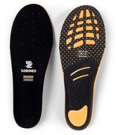 52Bones SlimTech Low Arch Footbed - Semelle de soutien anatomique avec voûte plantaire basse - pour chaussures étroites - football, patinage, cyclisme et VTT - 1 paire - pointure 44