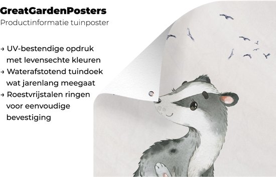 Décoration murale Citations - Être aimé - Proverbes - Enfant - Garçons - Filles - Aquarelle - 120x180 cm - Poster jardin - Toile jardin - Poster extérieur