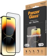 PanzerGlass - Screenprotector geschikt voor Apple iPhone 14 Pro Glazen | PanzerGlass Ultra-Wide Fit Screenprotector - Case Friendly + Installatie Frame