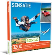 Bongo Bon België - Bon Cadeau Sensation - Carte Cadeau: 3200 activités: saut en tandem, vol en hélicoptère, vol en montgolfière, course sur circuit et plus