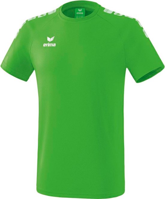 Erima Essential 5-C T-Shirt Green-Wit Maat 3XL