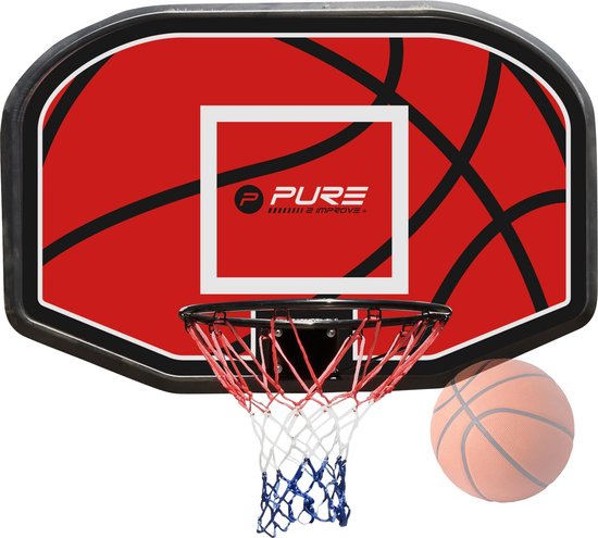 Basketbalbord - Basket - 110x71x3cm - Pure2Improve