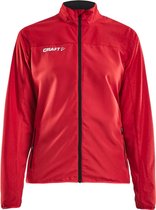 Craft Rush Wind Jacket Dames - XL - sportjas - rood - Vrouwen