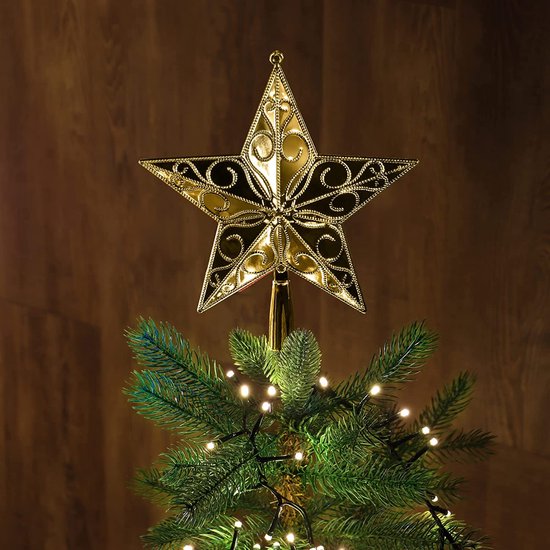Cime de sapin de Noël en forme d'étoile - Étoile pour la cime du sapin de  Noël -... | bol
