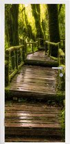 Deursticker Mooi regenwoud en jungle - 90x235 cm - Deurposter