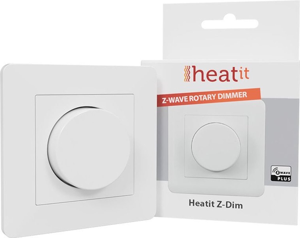 HEATIT CONTROLS - Interrupteur variateur rotatif Z-Wave+ Z-DIM