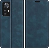 Cazy Xiaomi 12T / 12T Pro Hoesje - Portemonnee Book Case - Kunstleer - Blauw