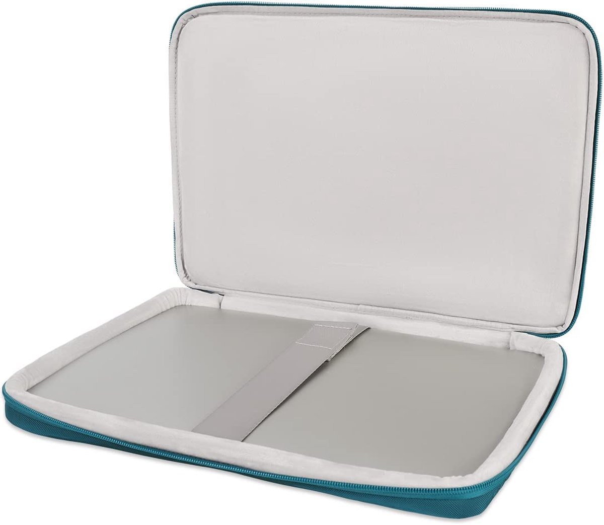 13,3 inch laptoptas, hoes, waterdichte laptophoes, pc-case, notebook voor 13" MacBook Air Pro/13,5" Microsoft Surface Book 2 3/ASUS Zenbook/HP Elitebook/Lenovo thinkpad 13 Yoga x13, turquoise thumbnail 5