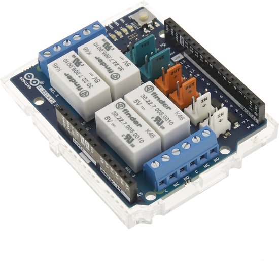 Arduino A000110 Arduino ® Shield 4 Relays Uitbreidingsmodule | bol