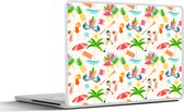 Laptop sticker - 12.3 inch - Patroon - Brazilië - Carnaval - 30x22cm - Laptopstickers - Laptop skin - Cover