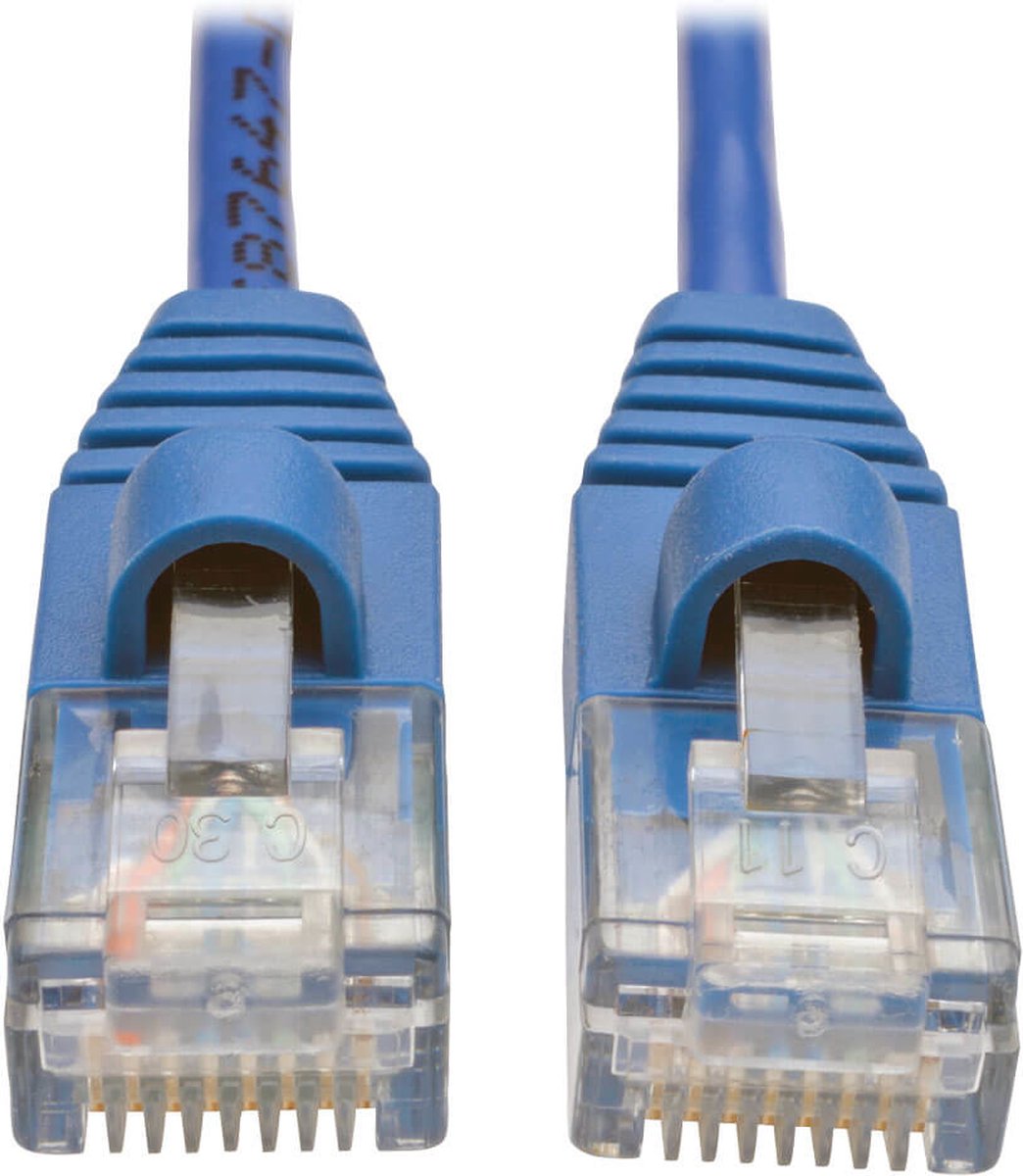 Tripp Lite RJ45-RJ45, m-m, 1.52m netwerkkabel 1,52 m Cat5e U/UTP (UTP) Blauw