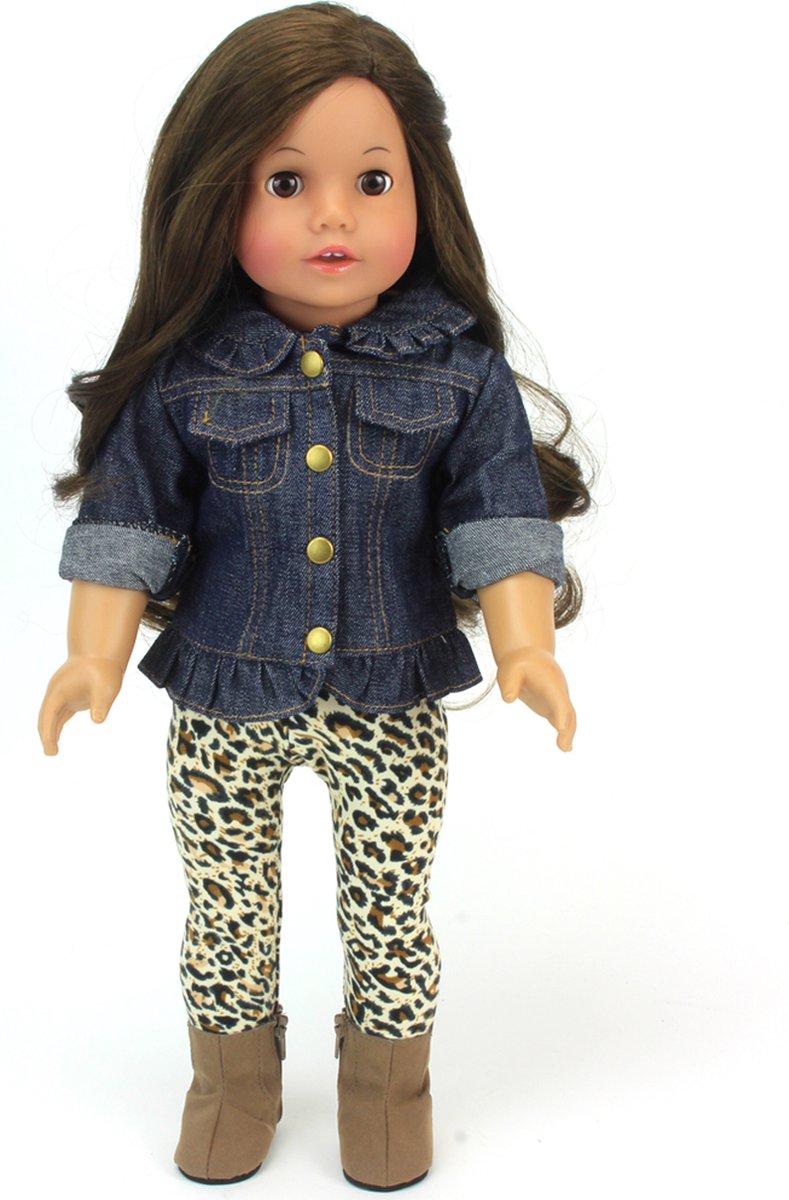 Schattige poppenkledingset, geschikt voor 17 cm Ragdoll, set accessoires (pop niet