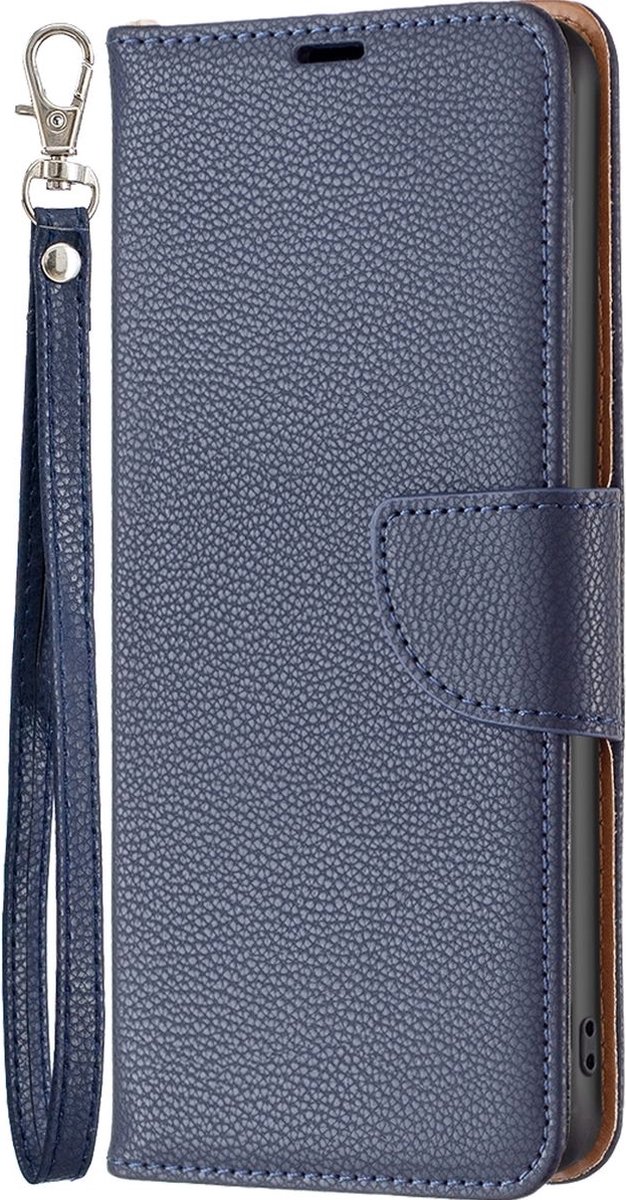 Mobigear Telefoonhoesje geschikt voor Samsung Galaxy S23 Ultra Hoesje | Mobigear Excellent Bookcase Portemonnee | Pasjeshouder voor 2 Pasjes | Telefoonhoesje voor Pinpas / OV Kaart / Rijbewijs - Blauw