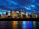 Papier peint photo - Nuages du soir sur Sydney.