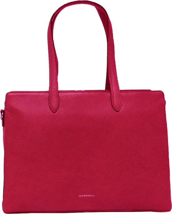 17 inch Leren Laptoptas Werktas Bruin - Barneys Leather