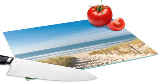 tuinposter Duinpad naar zee - afbeelding zelf aanpassen