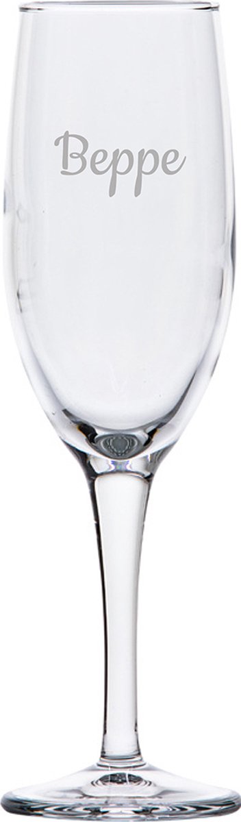 Gegraveerde Champagneglas 16,5cl Beppe