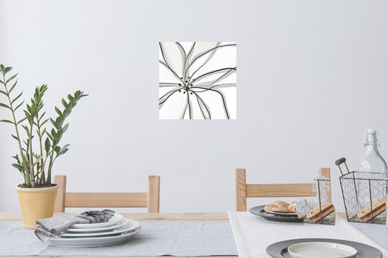 Stickers muraux - Film autocollant - Fleurs - Abstrait - Design - 30x30 cm - Film adhésif - Stickers muraux muraux Chambre d'enfant - Papier peint autocollant - Papier peint autocollant - Film autocollant