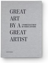 Printworks Frame Boek - Great Art - Tekenmap - Grijs