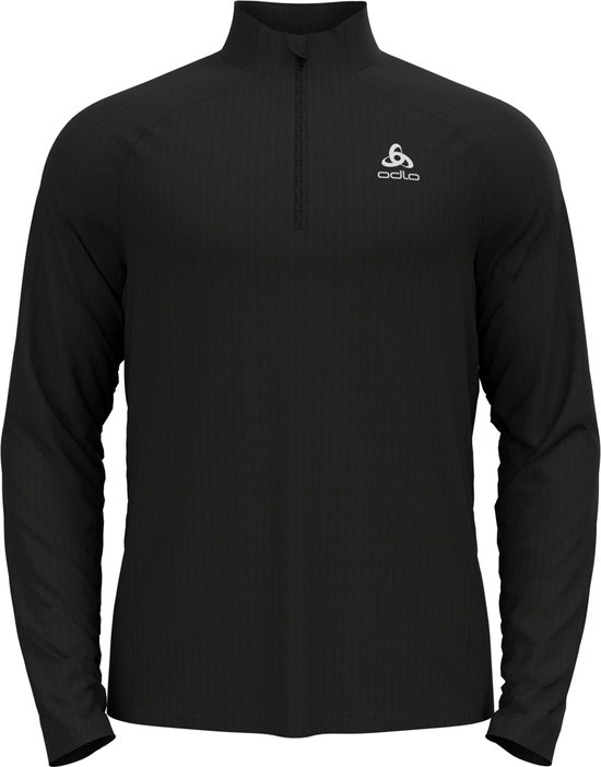 Odlo Midlayer Essential 1/2 Zip NOIR - Taille L