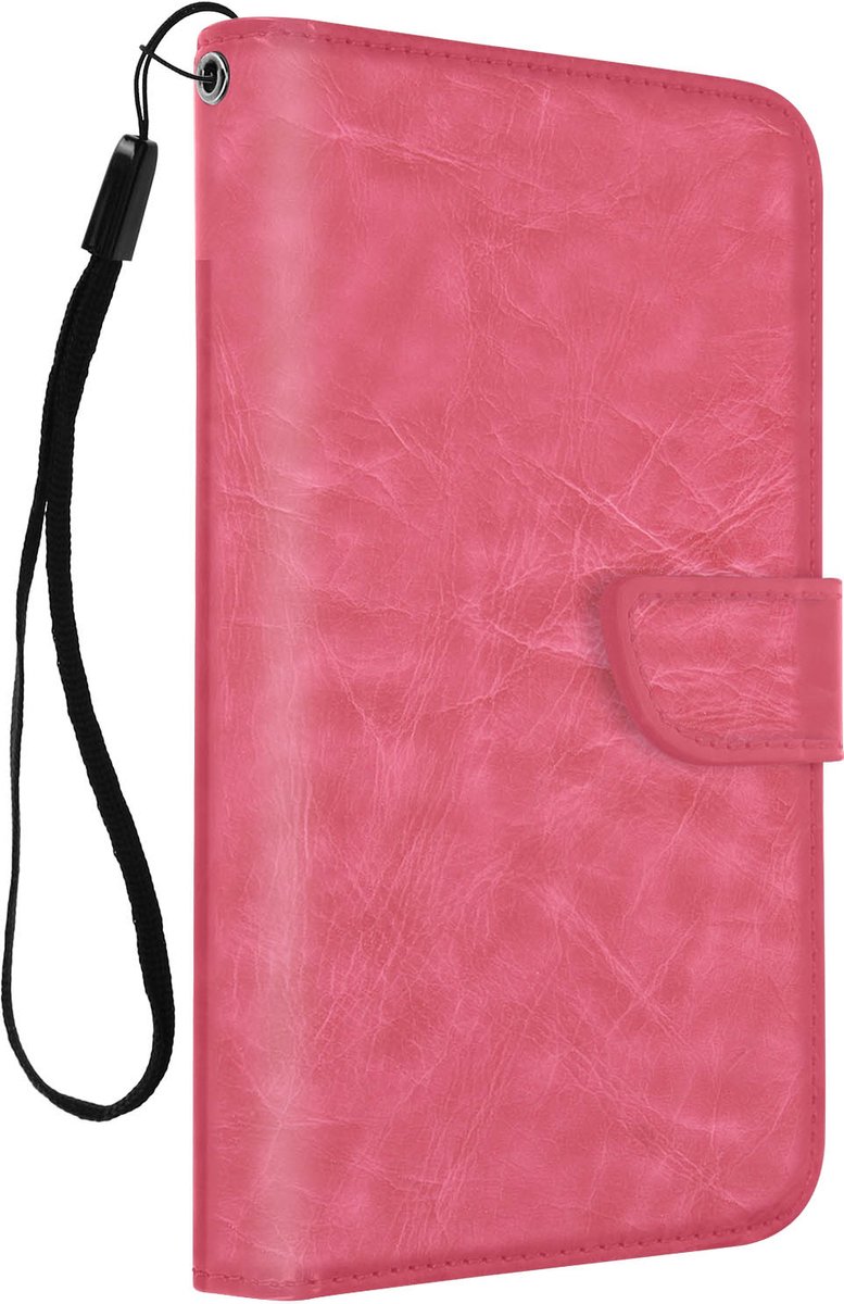 Avizar Foliohoes Universele kaarthoes voor 6 Smartphone, Fuchsia