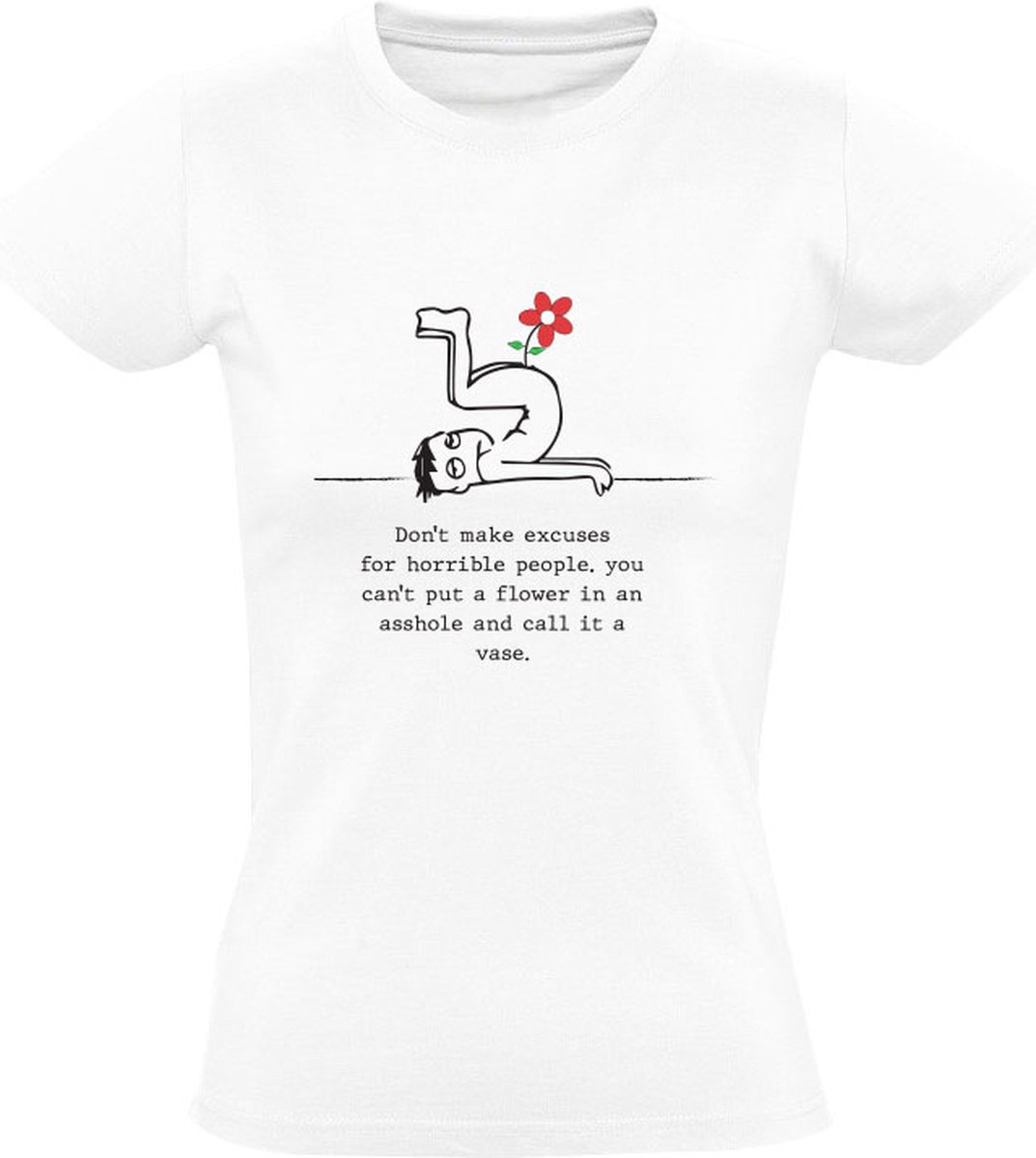 Don't make excuses for horrible people. you can't put a flower in an