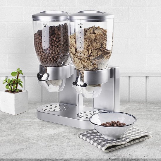 Lacor 62597 Ontbijtgranen Dispenser Muesli Dispenser 2 x 3.5 L bol