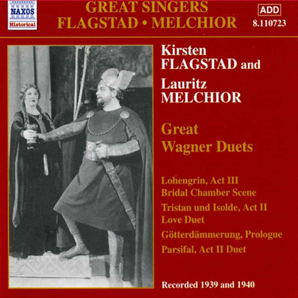 Kirsten Flagstad & Lauritz Melchior - Wagner: Great Wagner Duets (CD)