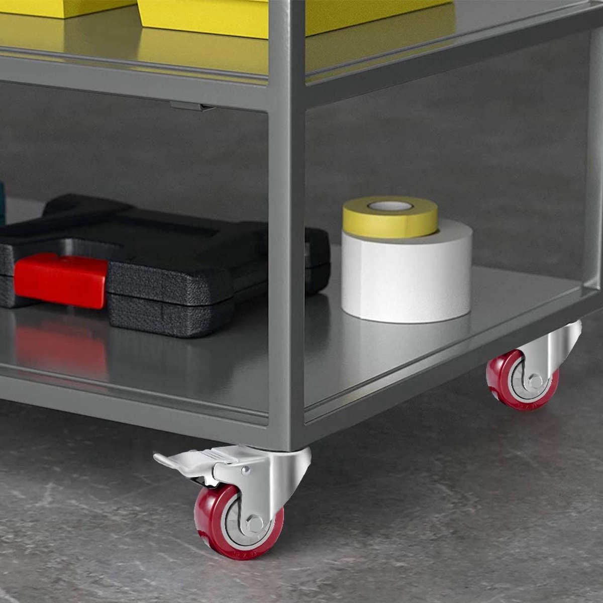 GBL Zwaarlast Zwenkwielen met 2 Remmen Schroeven - 25 mm M6x15 mm GBL Zwaarlast Zwenkwielen met 2 Remmen Schroeven - 25 mm M6x15 mm