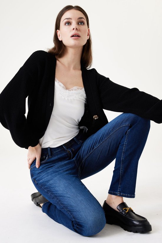GARCIA Celia Dames Straight Fit Jeans Blauw - Maat W25 X L30