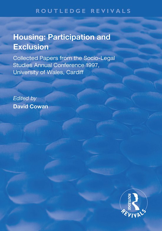 Routledge Revivals Housing Participation and Exclusion