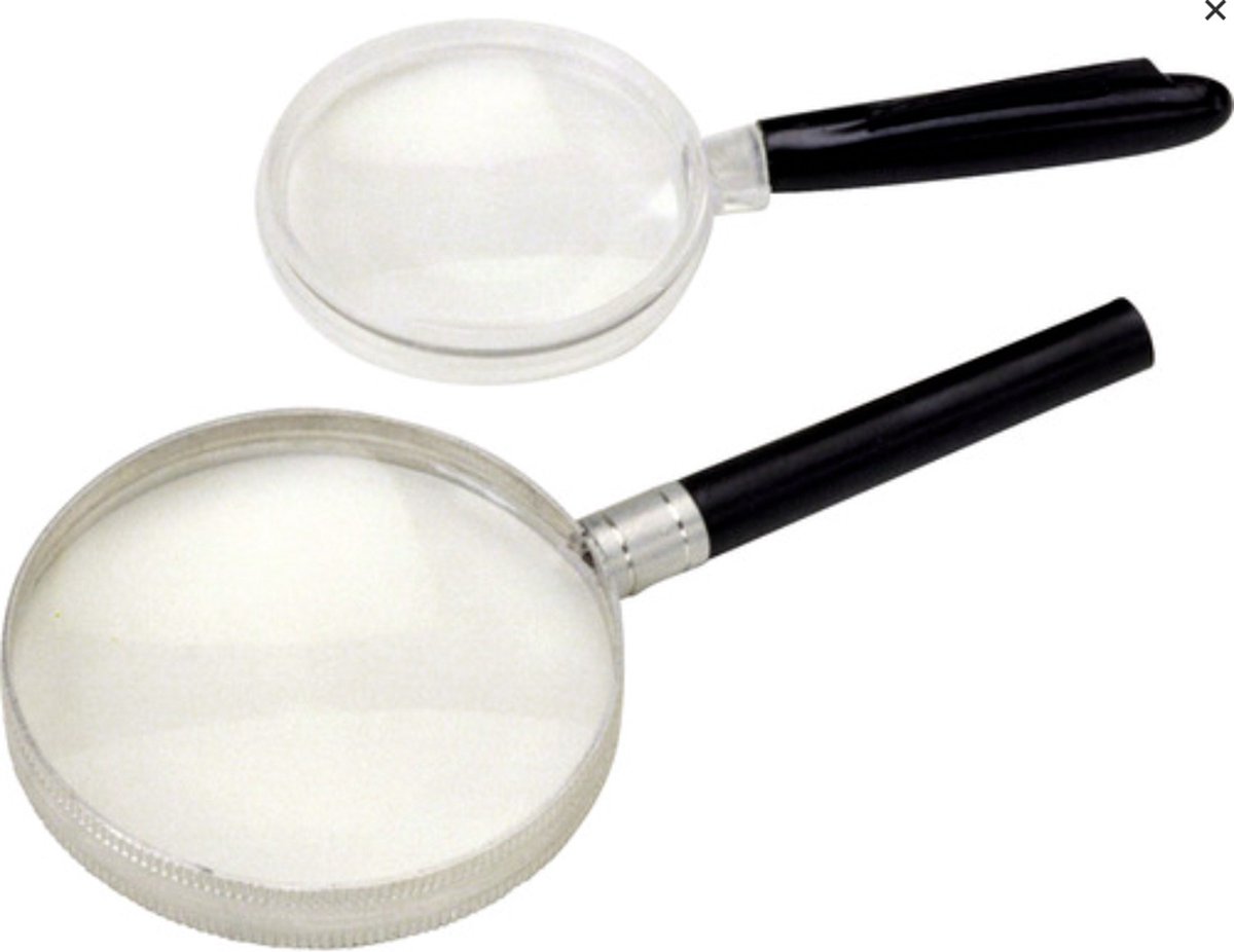 Vergrootglas set, 2-delig - 45mm + 60mm
