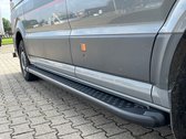 Treeplanken VW Crafter 2017+ | MAN TGE Aluminium & Zwart | FWD | Aluminium L4