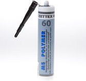 Zettex MS polymer zwart 290ml (Prijs per stuk)