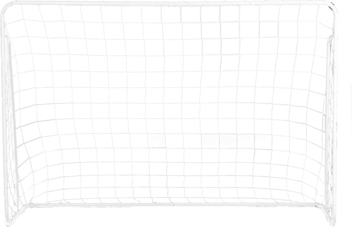 Voetbaldoel - goal voor in de tuin - 180 x 122 cm - wit