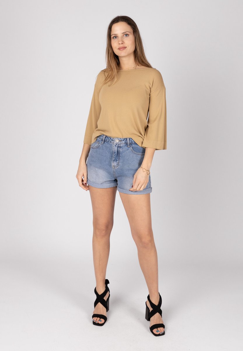 Wearable Stories Knit Top Lore Dark Yellow - Maat M/L