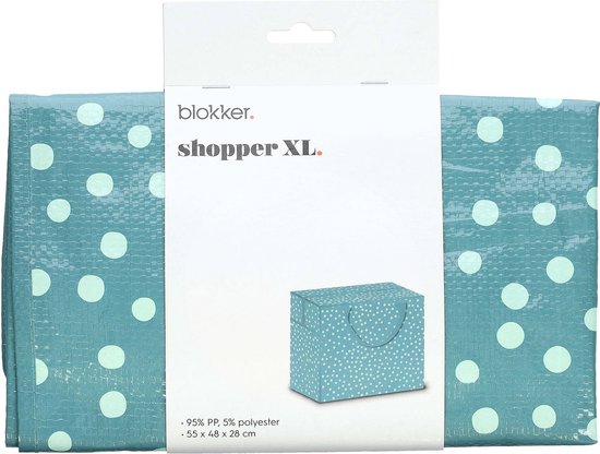Blokker Tas - Shopper XL - Dots