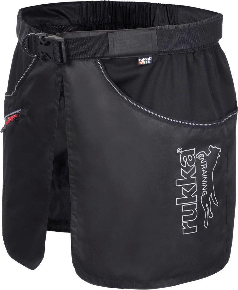 Rukka Pets Trainingschort - Ideaal tijdens het trainen van je pup - Waterproof - Unisex -Zwart - Maat XS t/m XXL - XS